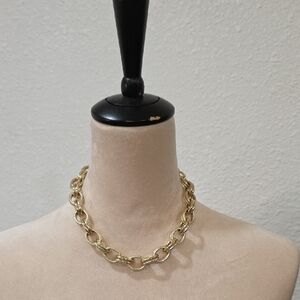 Vintage Corolite By Coro Gold Tone Chunky Chain  Elegant Gold Chain Necklace